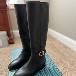 Tory Burch Knee High Black Boots in size 9.